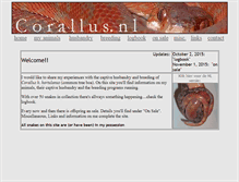 Tablet Screenshot of corallus.nl